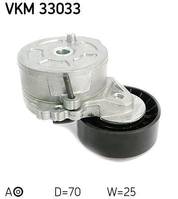 Rolo tensor da correia trapezoidal estriada SKF ref. VKM 33033